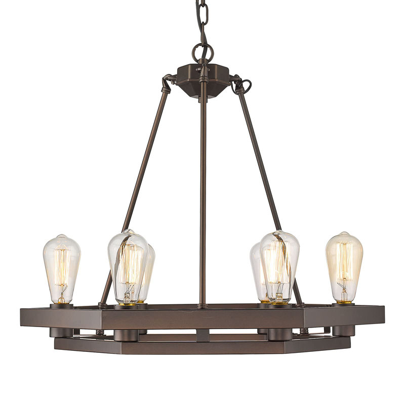 Luminaire suspendu à 6 lumières Ryegate