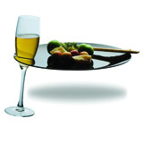 Polycarbonate Tray for Buffet - 6 Pieces - Clear