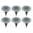 Black Low Voltage Solar Powered Integrated LED Pathway Lights Kit