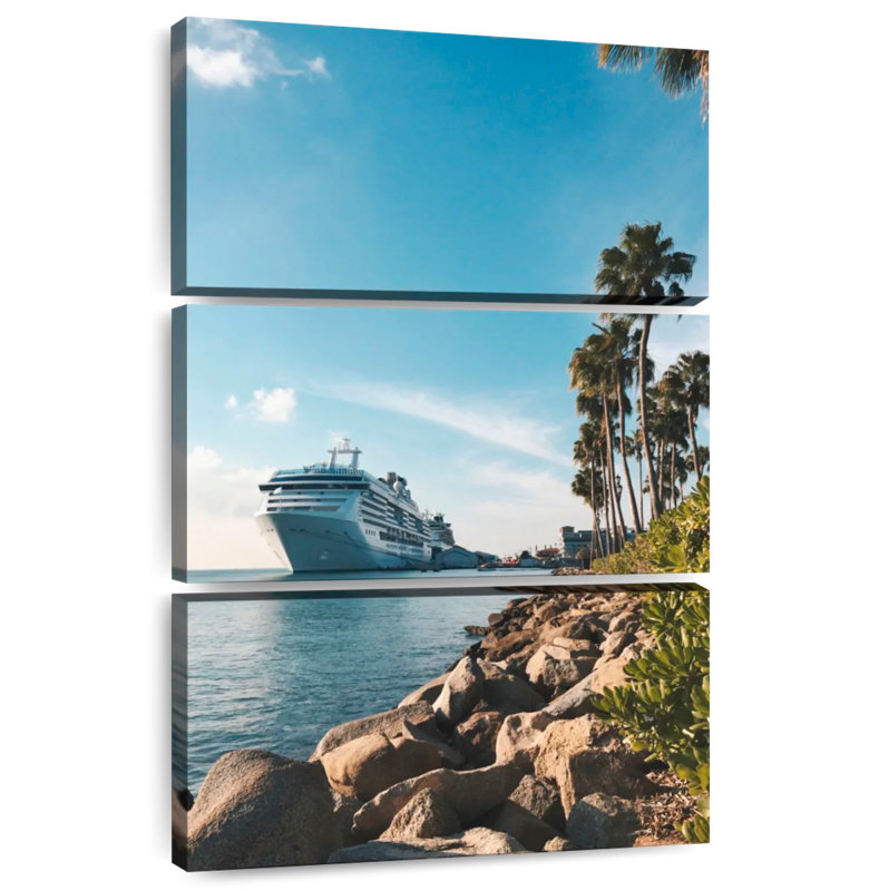 Mehar Aruba Cruise Ship, 65" H x 42" W