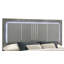 Ensemble grand 5 pièces Elara - Finition bicolore très brillante en marbre et en laque avec éclairage DEL, pieds en métal, espace de rangement spacieux-1712351551-1712351544