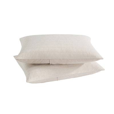 Cooling Touch 2PC Jersey Knit Sham Set King 20" L x 36" W for Hot Summer