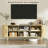 63" Wood Tv Stand With Storage And Adjustable Shelves Curved Design Fit Up To 60" Tvs
