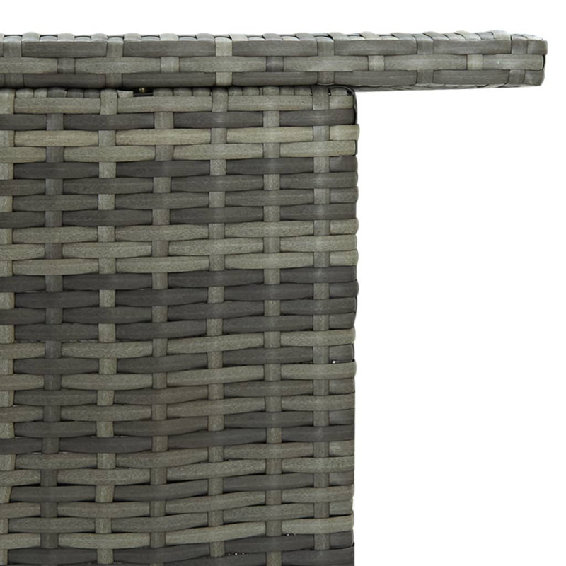 Table de bar Jasso, gris