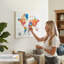 Let's Travel III Push Pin World Milstead-106307902