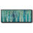 Birch on Blue- Framed Canvas-110895612