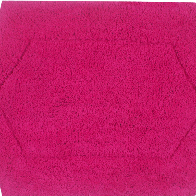Morissette bathroom rug, Rose millennial