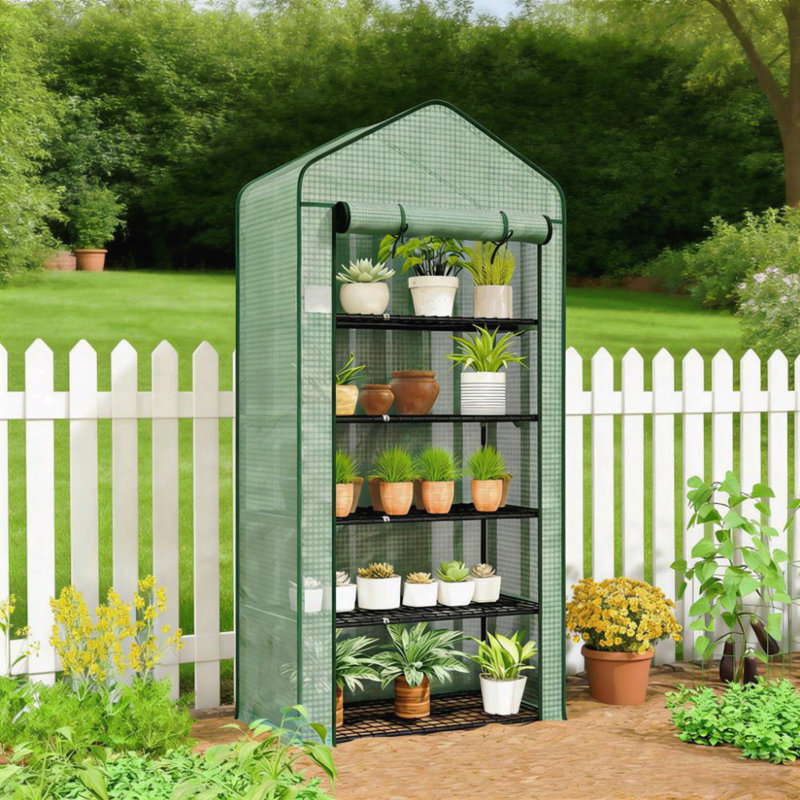 Small Portable Greenhouse,Mini Greenhouse, Green
