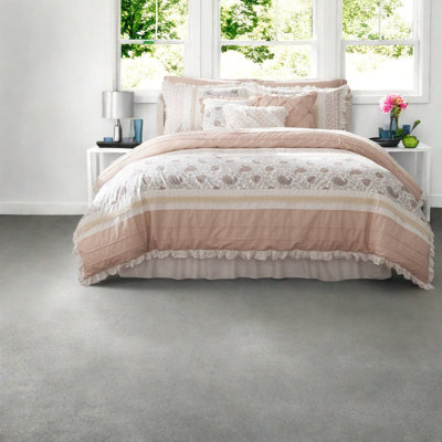 Elegant 9-piece Cotton Percale Bedding Set, Farmhouse Style For Cozy Bedrooms