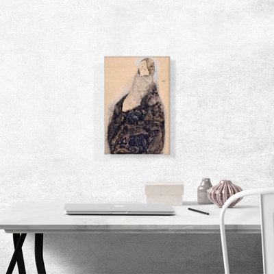 " Sleeping 1911 " by Egon Schiele Painting Print