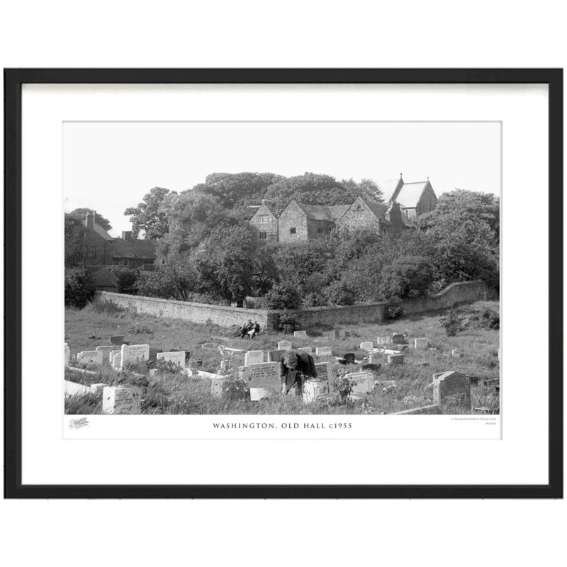 Washington, Old Hall C1955 by Francis Frith - Single Picture Frame Print, 28cm H x 36cm W x 2.3cm D