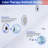 66" x 31-1/2" Whirlpool and Air Bath Soaking Combination Tub with Adjustable Speed Air Blower and Air type control switch, White