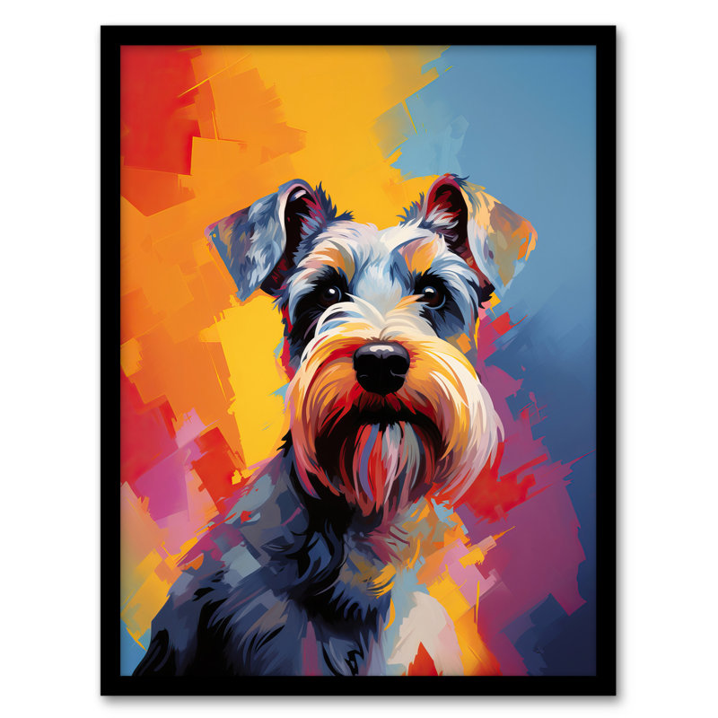 Schnauzer Dog - Single Picture Frame Print