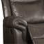 Causeuse en cuir Lydia Aire Motion avec port USB et console Lydia