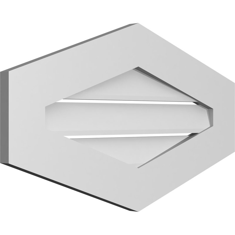 Pente verticale verticale en uréthane 4 pi, H 16 po x l 28 po x P 1 po