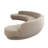 Zelda 3PC Modular Curved Armless Sofa & (2) Chaise In Light Camel Performance Velvet W/ (3) Accent Pillow Balls