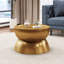 Table basse en métal martelé-982213857