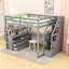 Lit mezzanine 2 tiroirs avec bureau, tablettes, escalier de rangement et garde-corps-2085779583-2085779581
