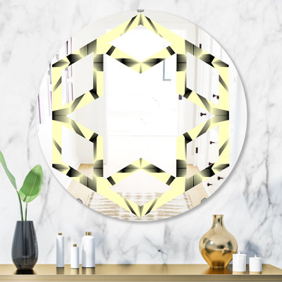 Ornement oriental. Miroir mural moderne et contemporain