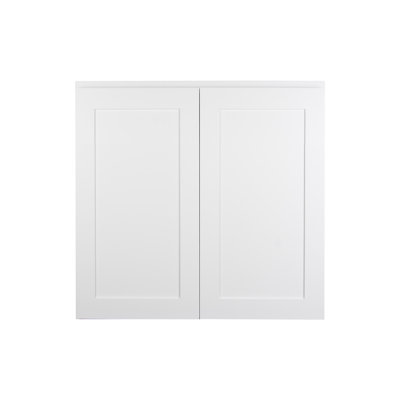 Koville W3030 White Shaker Wall Cabinet With Plywood Box