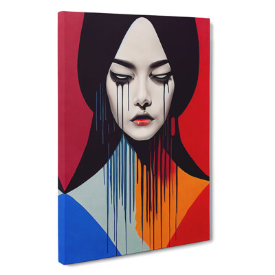 Painted Woman No.2 Abstract - Wall Art