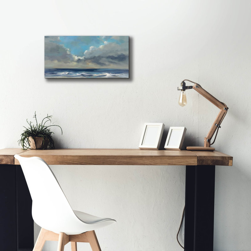 «Sky Through The Clouds» par Silvia Vassileva, art mural sur toile, H 12 po x l 24 po