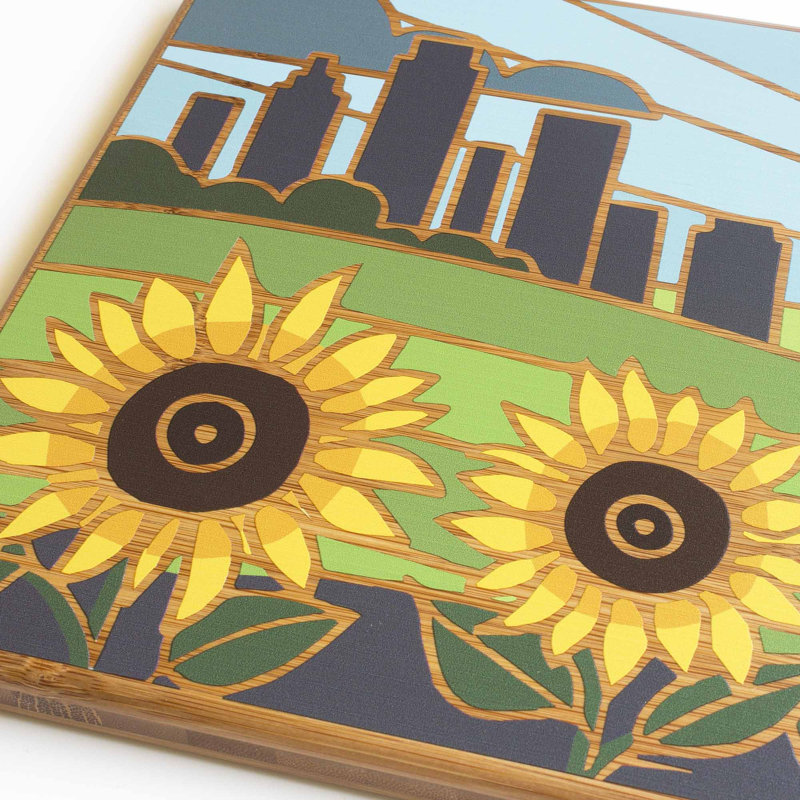 Kansas Cutting & Serving Board with Artwork by Summer Stokes