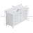 54'' Single Bathroom Vanity With Engineered Stone Top-566259591