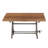 Hackett Adjustable Solid Wood Top Metal Base Drafting Table