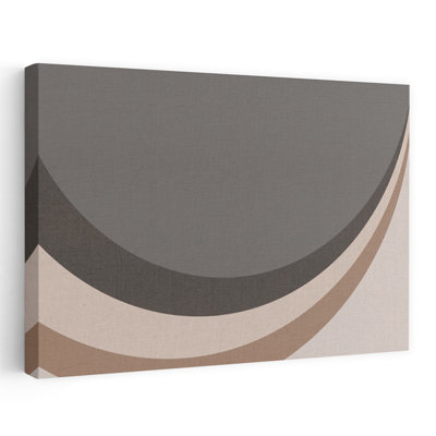 Modern Waves Abstract Elegant Minimalist Wall Art Print