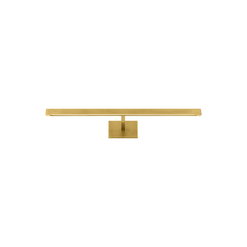 Dessau Dimmable LED Wall Mounted Picture Light, Natural Brass