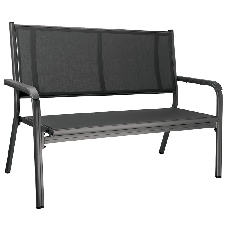 Outdoor Bench, Anthracite and anthracite