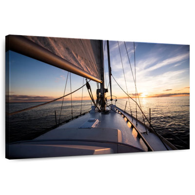 Mehar Yacht To Sunset