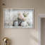 Décoration murale «Can and White Blooms Shadowbox» par Art Remedy-115123730-115123735