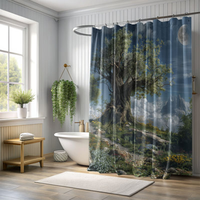 Rideau de douche 1 pièce Fairytale Woodland Whispers