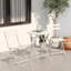 Ensemble de bistro 3 pièces avec ensemble de patio et table ronde pliable-1887976111