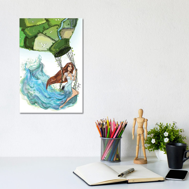 Eire 1 Piece Wrapped Canvas Painting, 20.32 cm H x 30.48 cm W