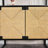 Natural Rattan Cabinet Door  Storage Bookshelf , Dual-Function Open Display Shelf With Closed Cabinet For Living Room,Entryway,Bedroom