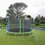 Trampoline 12 pi avec glissoire et balançoires