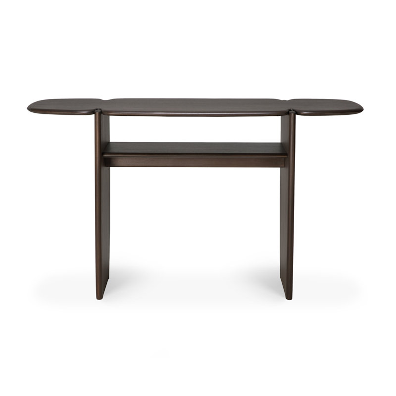 Polished Imperfect 51.2'' W Solid Wood Console Table, Expresso, 30" H x 51" W x 15.8" D
