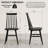 Alvie 17" Wide Modern Farmhouse Windsor Back Solid Wood Dining Chairs-99057976