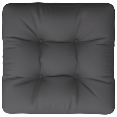 Pallet Cushion Grey 100 Percent Polyester 22.8 x 22.8 x 3.9 in Outdoor Seat Pad