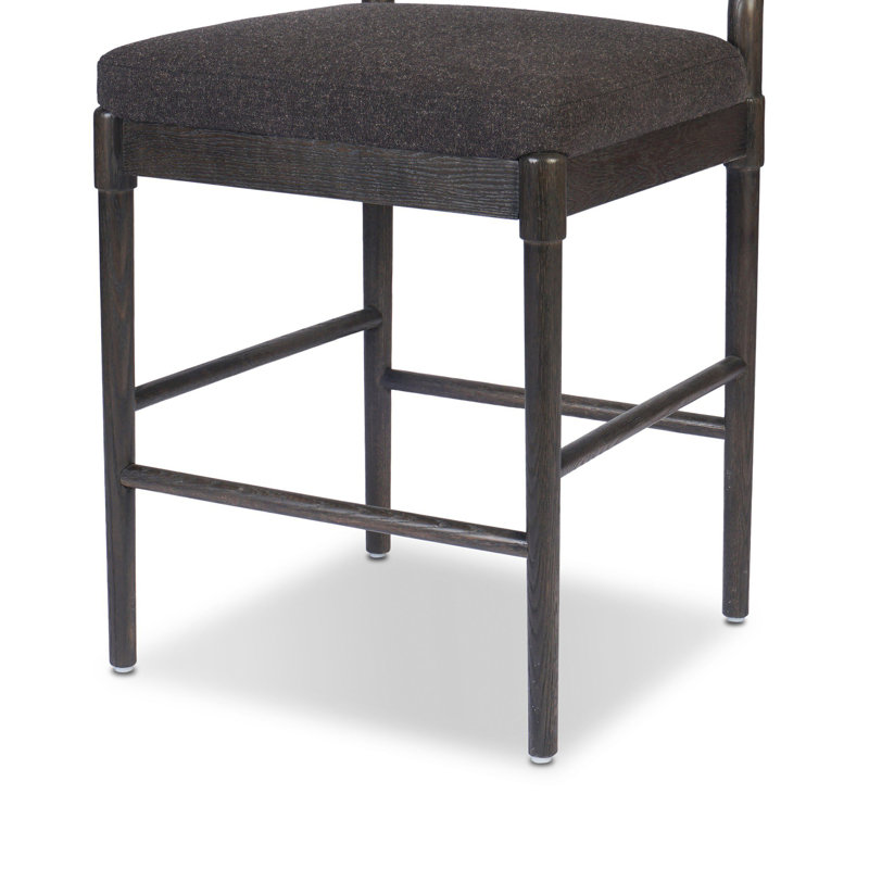 Esther Stool-Lavon Flint, Counter Stool (27.05" Seat Height), Burnt Oak, Antwerp Noir