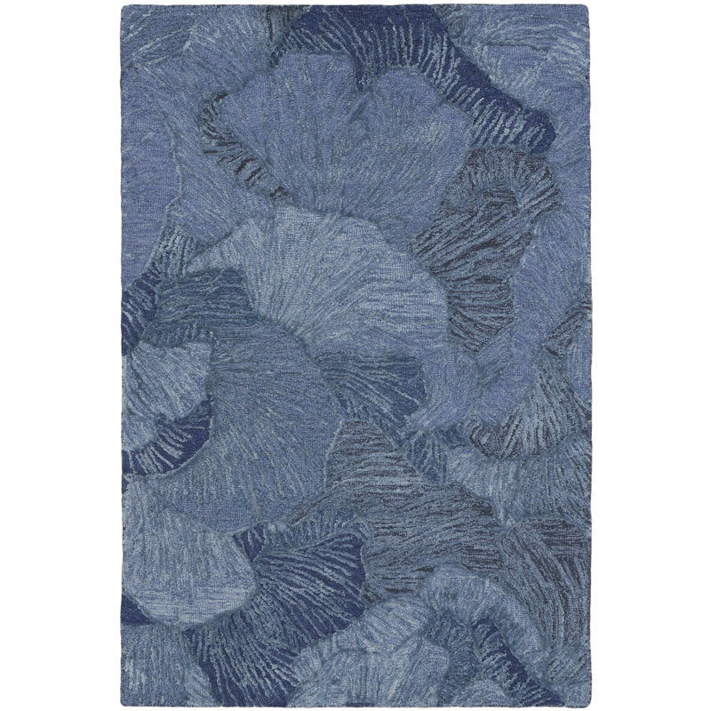 Derena Floral Handmade Area Rug, Rectangle 114 x 175 cm