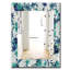 Miroir mural traditionnel sans cadre floral-40097558