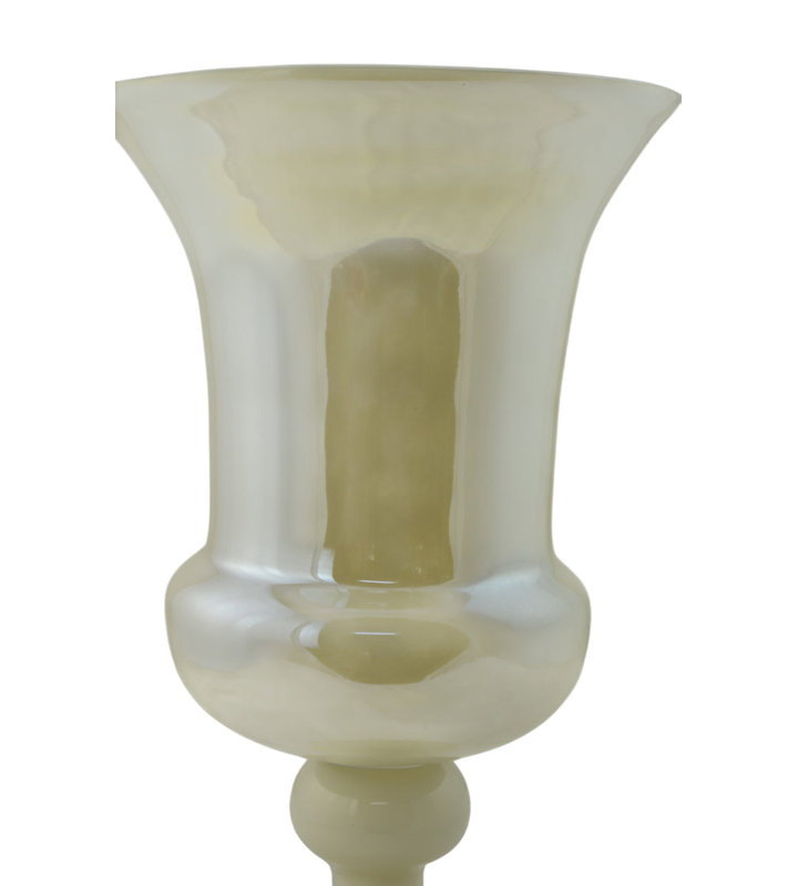 Vase en verre irisé 13,5 po