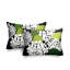 Polyester / Mélange de polyester Housse de coussin rectangulaire intérieure / extérieure lombaire et insert-376742574