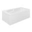 Baignoire de coin en ivoire Ivy 54 x 30 Ivy