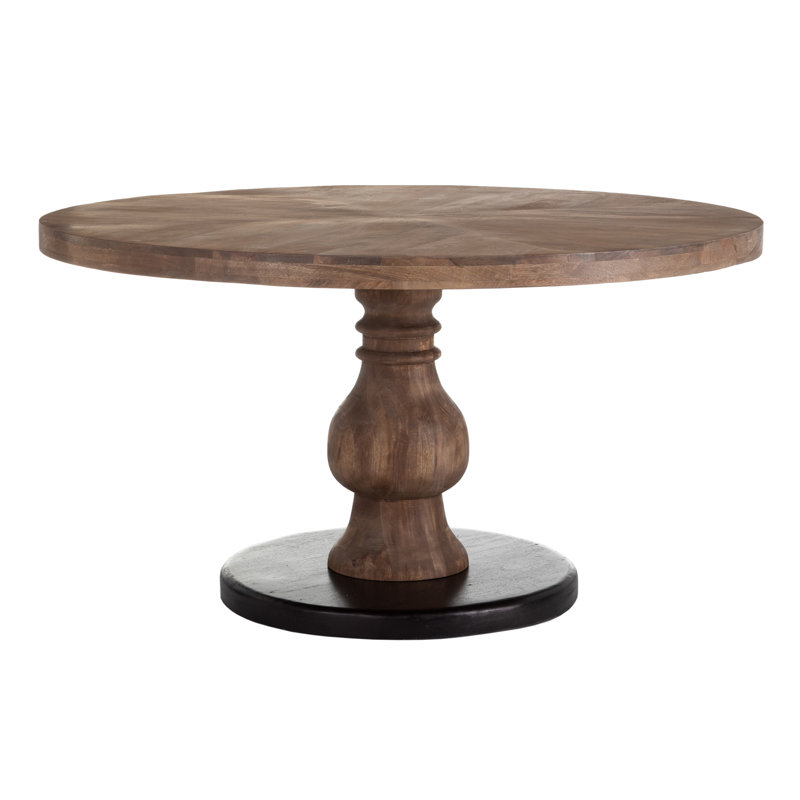 Serita Round Solid Wood Dining Table