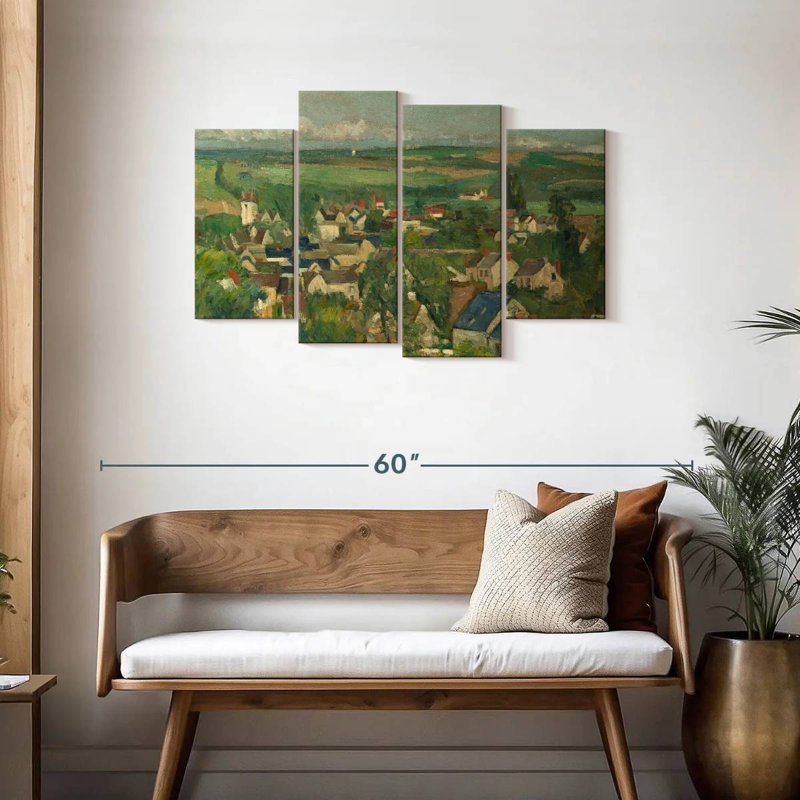 Alvord Auvers Panoramic View, 27" H x 43" W